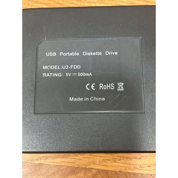 USB Portable Diskette Drive 5V 500mA Model U2-FDD Made In China - Picture 3 of 3